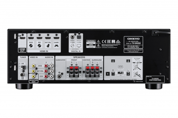 Receiver Onkyo TX-SR252 [4]