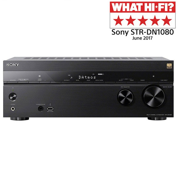 Sony STRDN1080 Receptor AV Home Theatre pe 7.2 canale, 4K, Multi Room, USB, NFC, Wi-Fi, Negru [1]