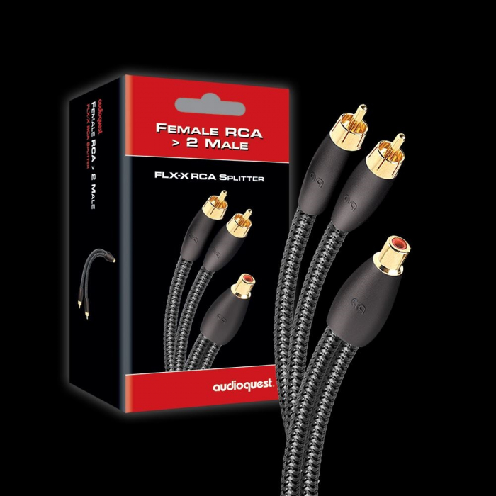 Splitter 1xRCA mama la 2xRCA tata Audioquest F22M-FLX-X, 15cm [2]