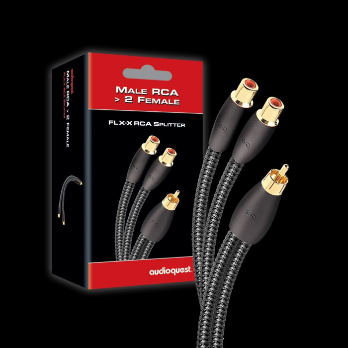 Splitter 1xRCA tata la 2xRCA mama Audioquest M22F-FLX-X, 15cm [2]