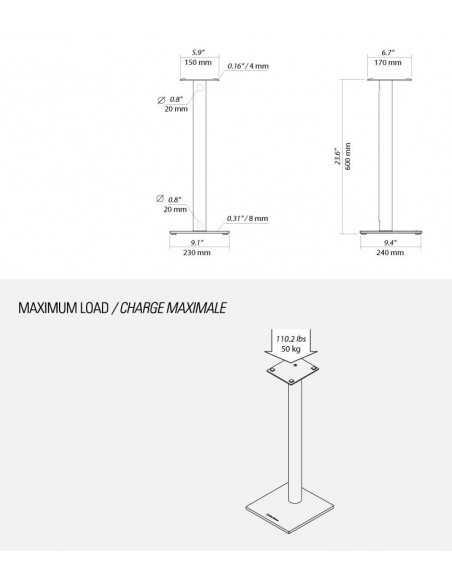 Standuri boxe Norstone Epur [2]