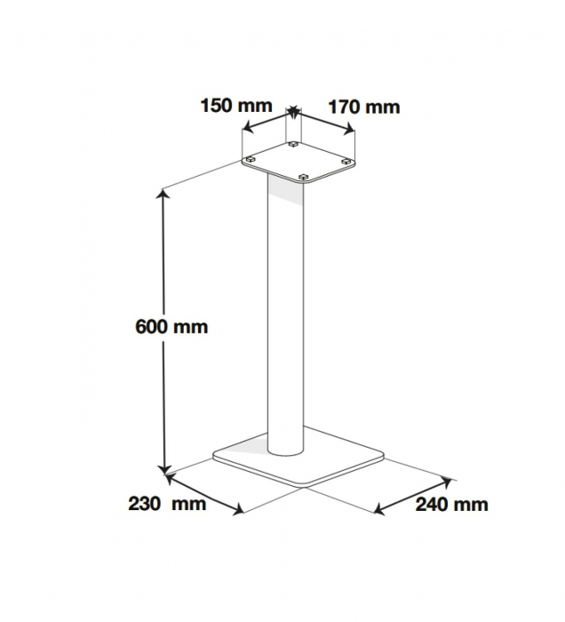 Standuri boxe Norstone Epur Stand Black [2]