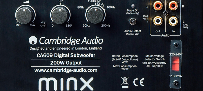 Subwoofer Cambridge Audio Minx X201 [2]