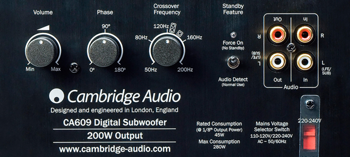 Subwoofer Cambridge Audio Minx X301 [2]