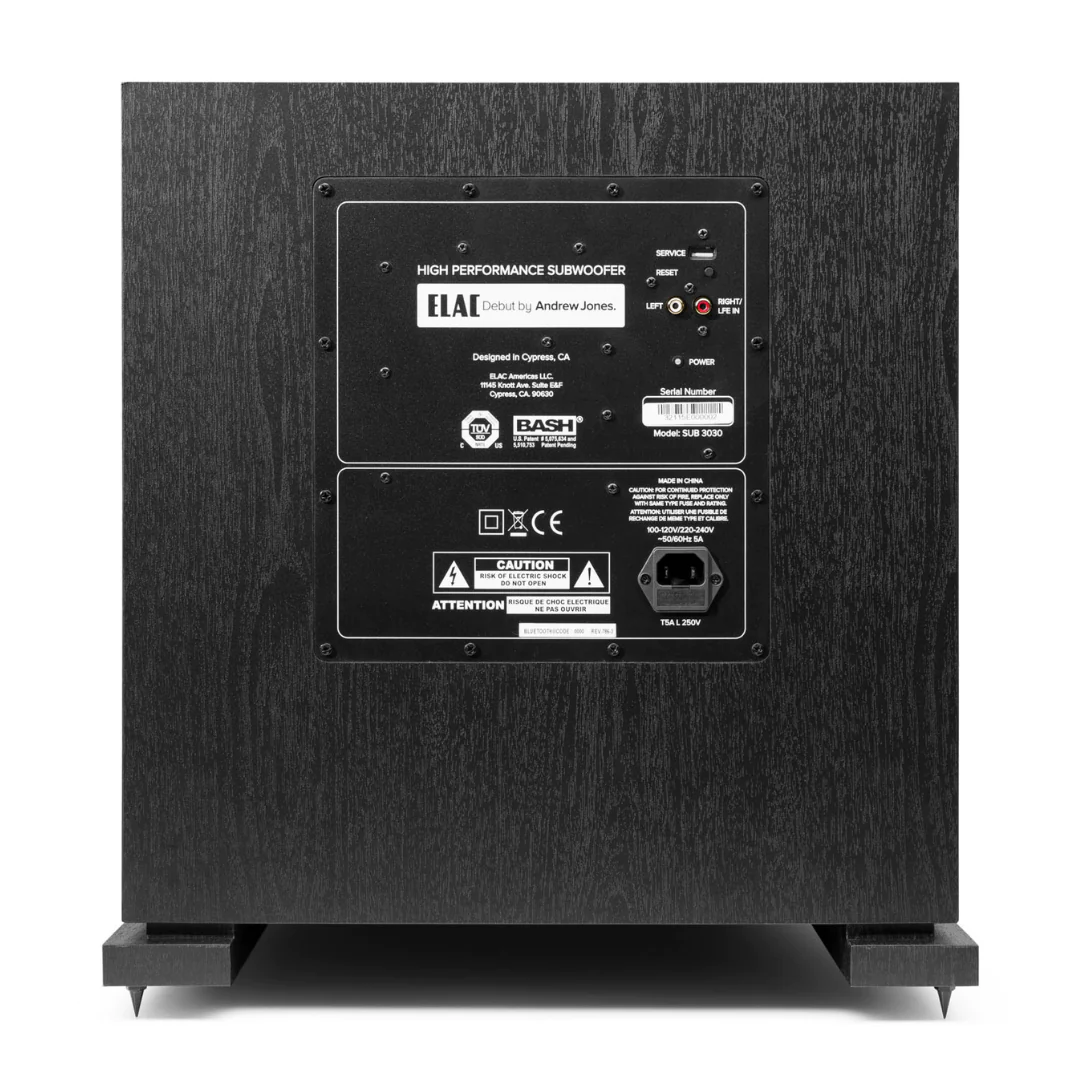 Subwoofer ELAC Debut SUB 3030, 12inch, AutoEQ Black Ash [3]
