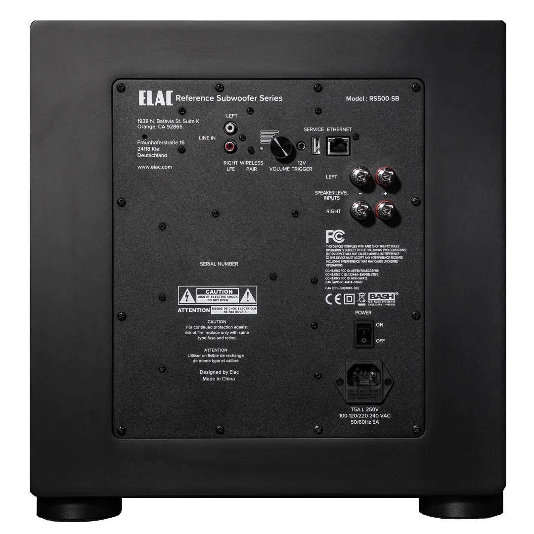 Subwoofer ELAC Varro Reference RS500 Satin Black [5]