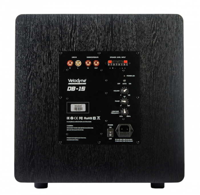 Subwoofer Velodyne Acoustics Deep Blue 15'' [5]