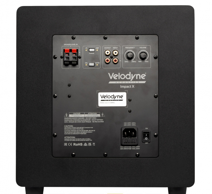 Subwoofer Velodyne Acoustics Impact X 10'' [3]