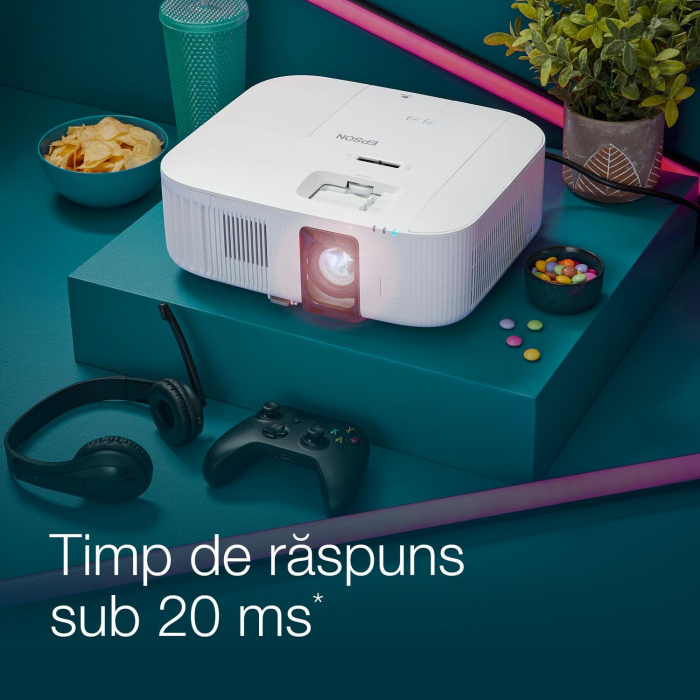 Videoproiector EPSON EH-TW6250, 4k PRO UHD, wireless, Android TV, 2800 lumeni, 35.000:1 [7]