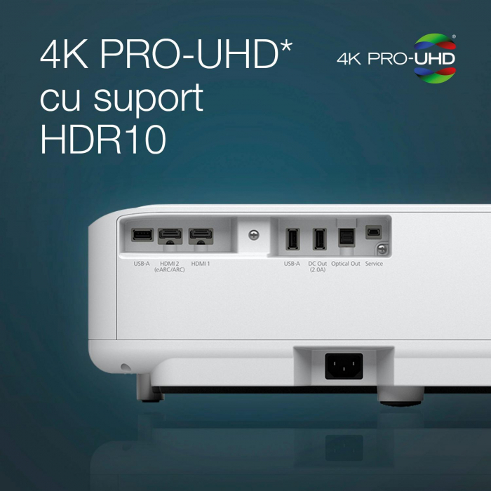 Videoproiector Laser EPSON EH-LS650W, 4K PRO-UHD, 3.600 lumeni [5]