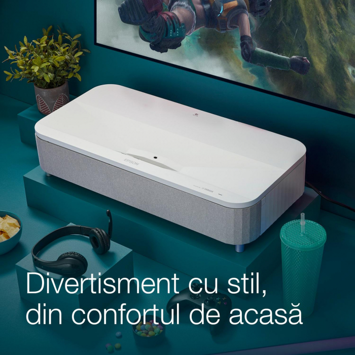 VIDEOPROIECTOR ULTRA-SHORT-THROW EPSON EH-LS800B, ANDROID TV, 4000 LUMENI [2]