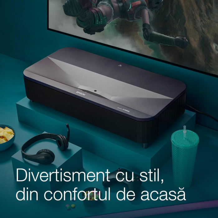 VIDEOPROIECTOR ULTRA-SHORT-THROW EPSON EH-LS800B, ANDROID TV, 4000 LUMENI [3]