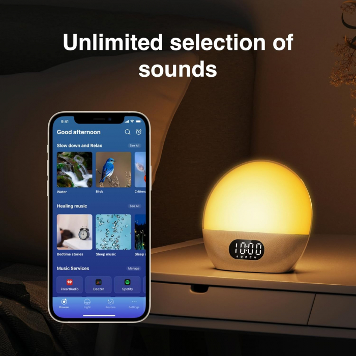 Streamer cu Internet Radio si Alexa WiiM Wake-up Light [7]