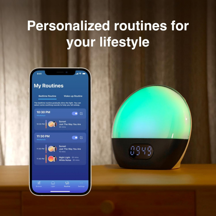 Streamer cu Internet Radio si Alexa WiiM Wake-up Light [2]