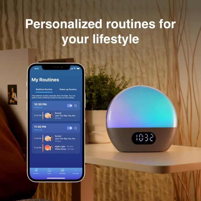 Streamer cu Internet Radio si Alexa WiiM Wake-up Light [6]