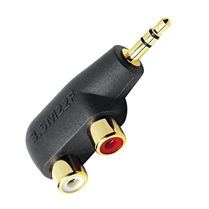 Alte accesorii - Adaptor 1xJack3.5 tata la 2xRCA mama Audioquest Hard Mini/RCA Adaptor