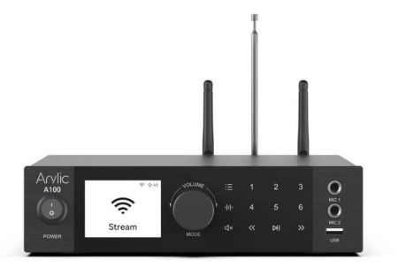 Amplificatoare integrate - Amplificator cu streaming Arylic A100