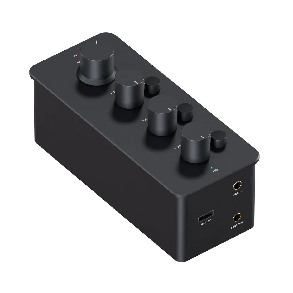 Preamplificatoare - Amplificator de căști și preamplificator, cu două ieșiri de căști