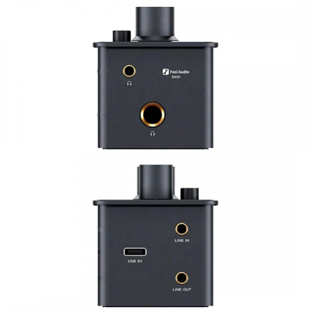 Amplificator de căști și preamplificator, cu două ieșiri de căști [1]