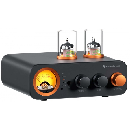 Amplificatoare integrate - Amplificator integrat cu preamplificare pe tuburi, DAC și VU-metru