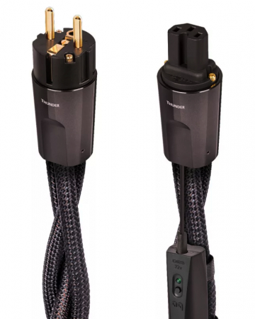 Accesorii audio - Cablu alimentare Audioquest THUNDER C15 High Current, DBS Black