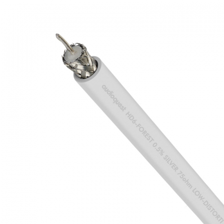 Accesorii audio - Cablu antena coaxial Audioquest HD6 Forest, 0.5% Argint, 75Ohmi