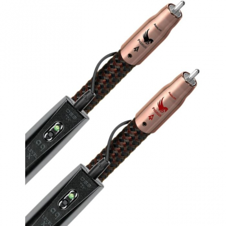 Accesorii audio - Cablu audio 2RCA - 2RCA AudioQuest Pegasus, 0.75m, Level 6 noise Dissipation with Graphene, Solid PSC+