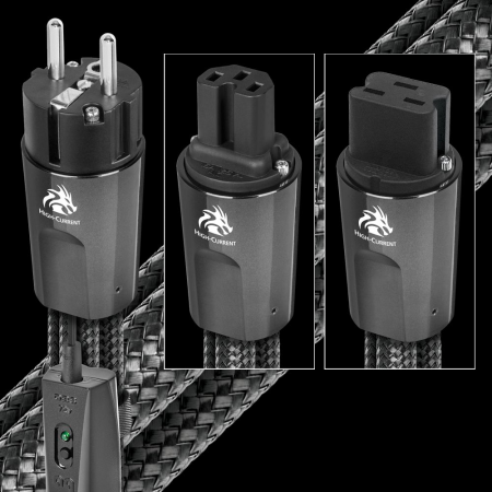 Accesorii audio - Cablu de alimentare Audioquest Dragon HC, IEC C15, DBS X-Level