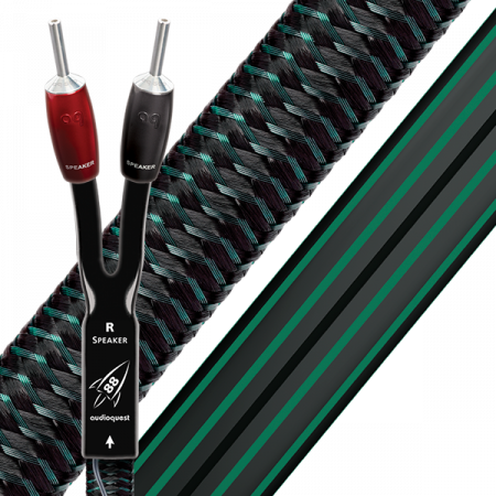 Accesorii audio - Cablu de boxe High-End cu mufe banana Audioquest Rocket 88, DBS de 72V