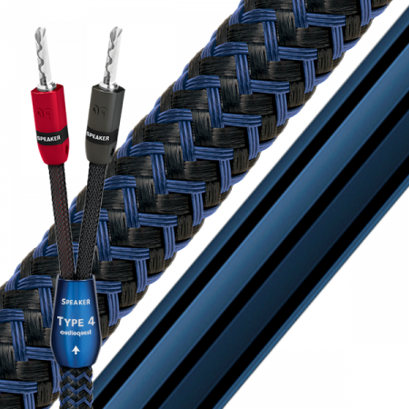Cabluri Audio & Video - Cablu de boxe High-End cu mufe banana Audioquest StarQuad Type 4