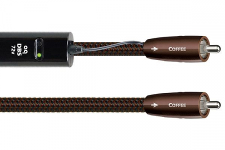 Accesorii audio - Cablu Digital Coaxial RCA - RCA AudioQuest Coffee, DBS Black inclus, 10% Silver, 1metru