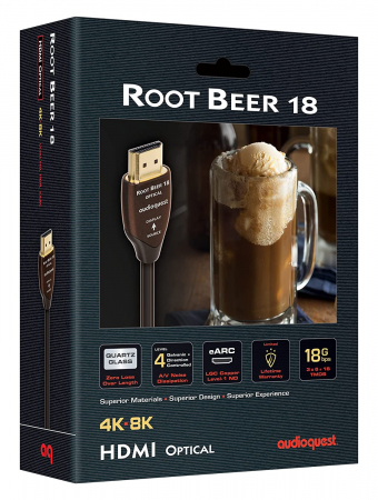 Cablu HDMI 4K AudioQuest Root Beer Active Optical Cable [2]