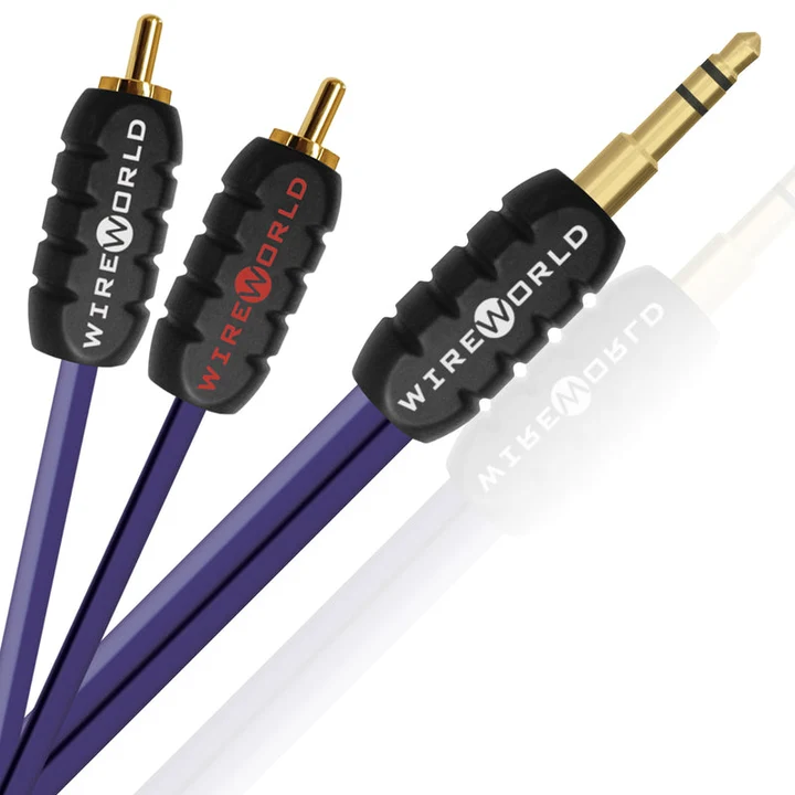 Cabluri Audio & Video - Cablu interconect jack 3,5 mm - 2 RCA Wireworld Pulse