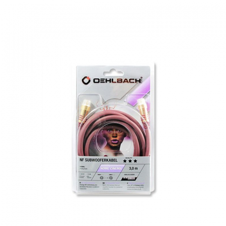 Accesorii audio - Cablu Oehlbach 20533 subwoofer 3m