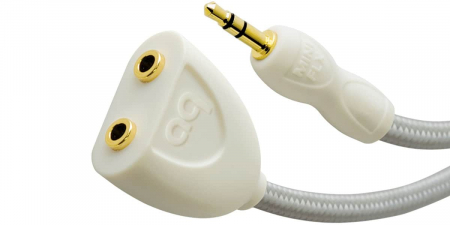 Accesorii audio - Cablu splitter 1 x Jack3.5 la 2 x Jack3.5 Audioquest FLX Mini Splitter, 15cm