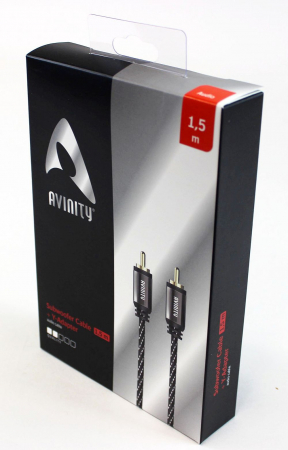 Cablu subwoofer Avinity RCA - RCA, adaptor Y 1-2 RCA inclus, conectori auriti [3]