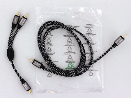 Cablu subwoofer Avinity RCA - RCA, adaptor Y 1-2 RCA inclus, conectori auriti [1]