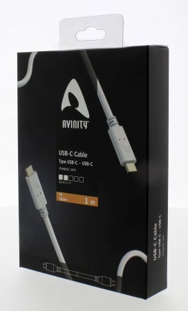 Cablu USB-C Avinity USB-C tata - USB-C tata, USB 3.1 Gen 2, eMarker, 10 Gbit/s, 5A [1]