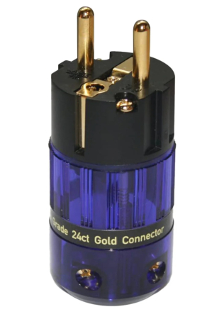 Alte accesorii - Conector alimentare  Shuko Isotek 24ct Gold