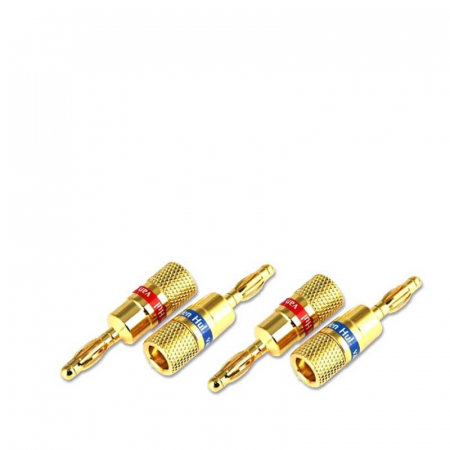 Accesorii audio - Set 4 conectori boxe Tip banana Van Den Hul DIY