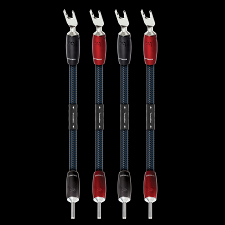 Jumper Biwire Audioquest Thunderbird (BAN-SPADE), cupru PSC+, 4buc/set [1]