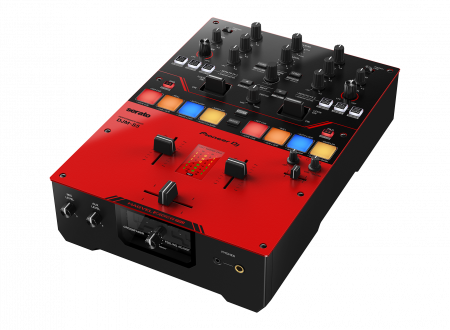 Mixere DJ - Mixer cu 2 canale pentru DJ, Pioneer DJ DJM-S5, pentru stilul scratching (roÈ™u lucios)