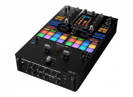 Mixere DJ - Mixer stil scratching cu 2 canale pentru DJ, Pioneer DJ DJM-S11, cu ecran tactil pentru Serato DJ Pro/rekordbox, negru