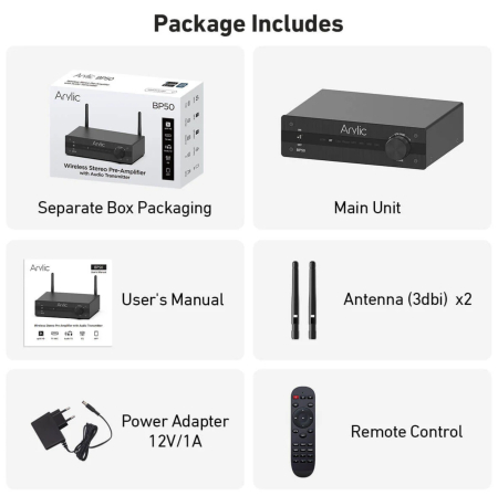 Preamplificator cu streaming si PHONO Arylic BP50 [3]