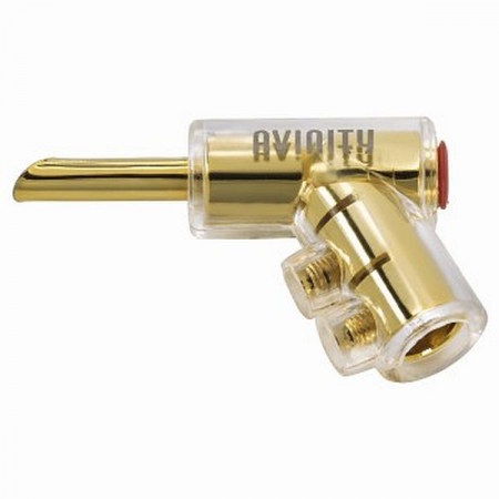 Set 4 conectori cablu boxe Avinity BC-116 tip banana, auriti [1]