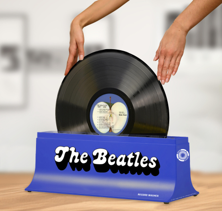 Accesorii audio - Sistem curatare disc vinil ProJect Spin Clean Record Washer System Beatles Limited Edition Albastru
