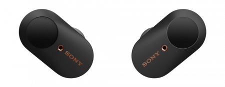 Sony WF1000XM3B, Casti in-ear portabile, Bluetooth, NFC, Wireless, Noise cancelling, Google Assistant, Autonomie baterie de 8 ore