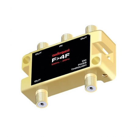 Accesorii audio - Splitter RF Audioquest F to 4F 75Î© Splitter, 1 IN - 4 OUT