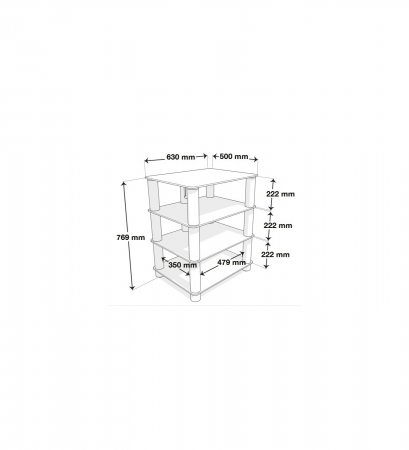 Stand HiFi Norstone Epur 4 Black [3]