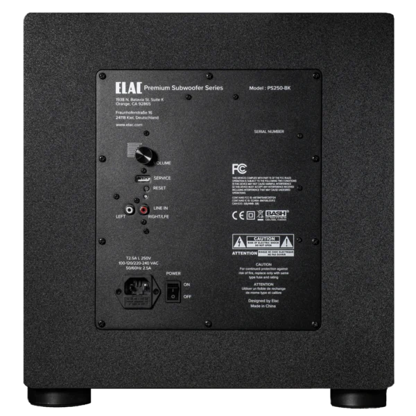 Subwoofer ELAC Varro Premium PS250 Black [4]